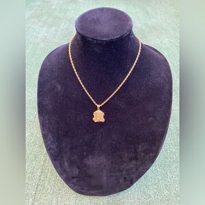 Gold Jesus necklace